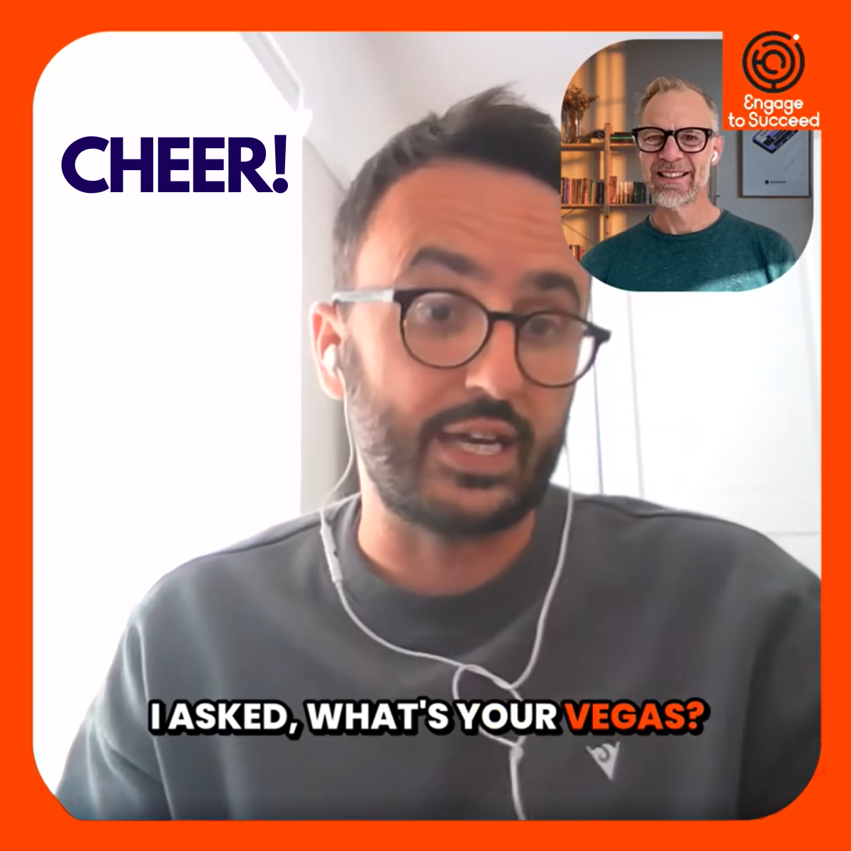 Engaged to Succeed and CHEER podcast appearance.
