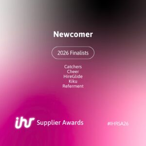 IHR Supplier Awards Nominee List for 'Newcomer' 2026. CHEER is one of the nominations